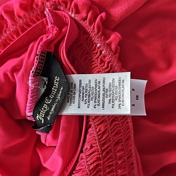 Y2K Hot Pink Juicy Couture Cover Up Pool Sassy SMALL Dress - Vintage - Picture 9 of 9